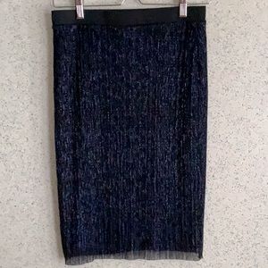 New Party Sparkly Skirt Elastic Waistband Party Pencil Skirt